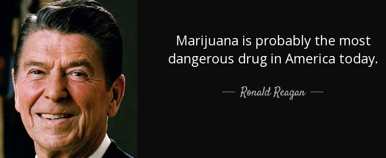 ronald reagan marijuana